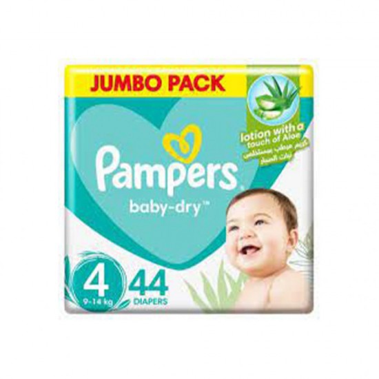 Pampers Diapers No. 4 Large, 44 Pieces