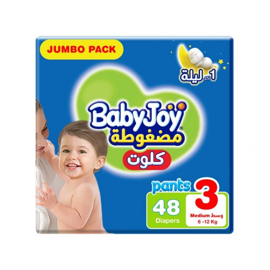 Baby Joy Diapers No. 3, Culotte, 48 pieces