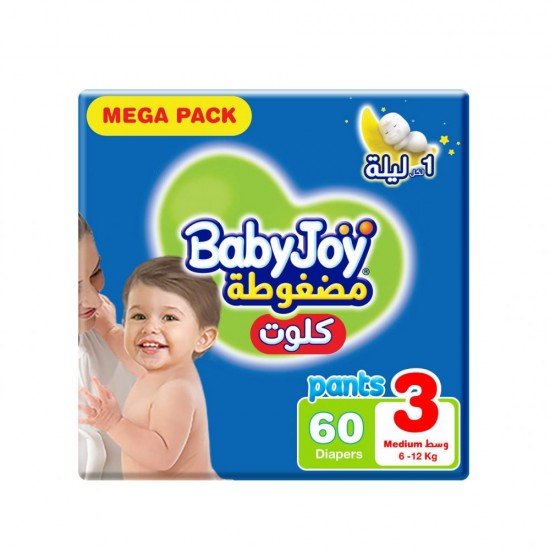 Baby Joy Diapers No. 3, Culottes, 60 pieces