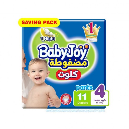 Baby Joy Diapers No. 4, Culotte, 11 pieces