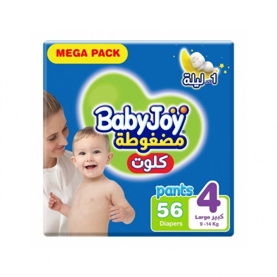 Baby Joy Diapers No. 4, Culottes, 56 pieces