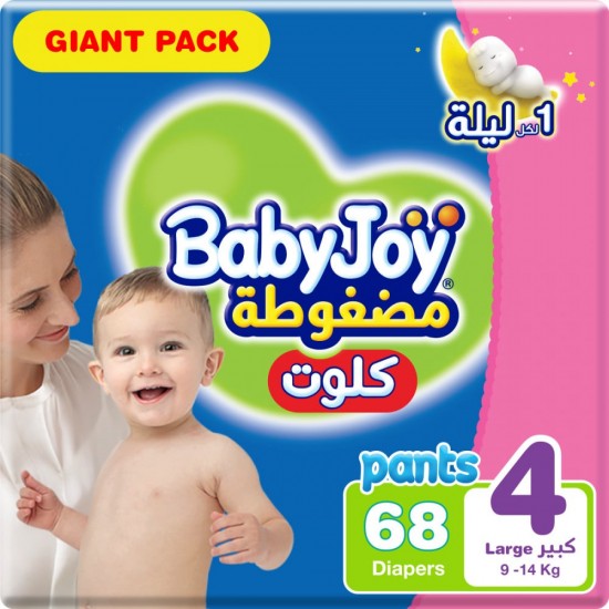 Baby Joy Diapers No. 4, Culottes, 68 pieces