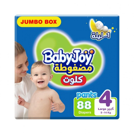 Baby Joy Diapers No. 4, Culottes, 88 Pieces Box