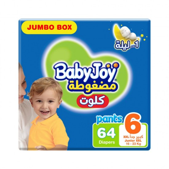 Baby Joy Diapers No. 6, Culotte, 64 pieces, box