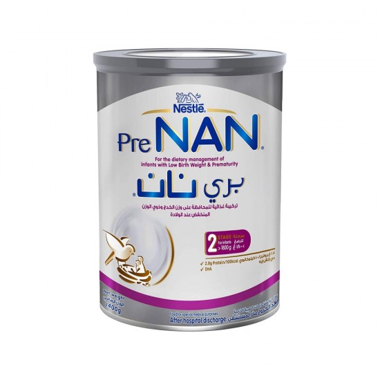 Pre Nan Milk No. 2, 400 grams package