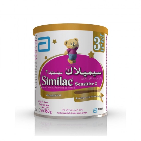 Similac Milk No. 3 Sensitive, 360 grams package