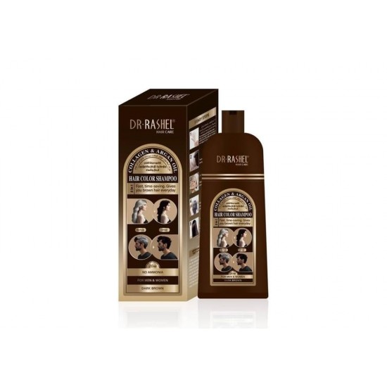 Dr.Rashel Dark Brown Hair Dye Shampoo 400ml 5777