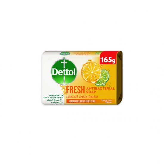 Dettol soap refreshing lemon and orange blossom 165 grams