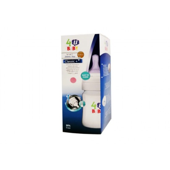 4U Baby Plastic Bottle 260ml Classic