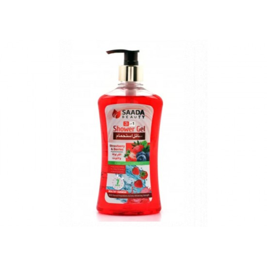 Saada Beauty Strawberry & Raspberry Shower Gel 500ml