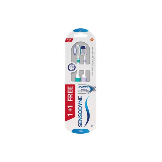 Sensodyne Rapid Action Toothbrush Soft 1+1