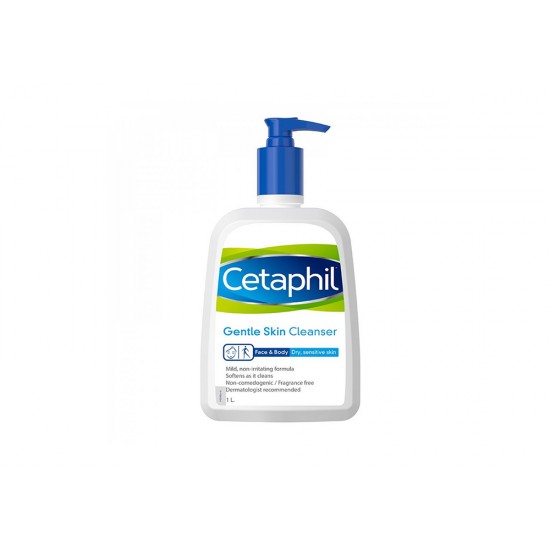 Cetaphil Facial Cleansing Wash for Dry and Sensitive Skin 1000 ml