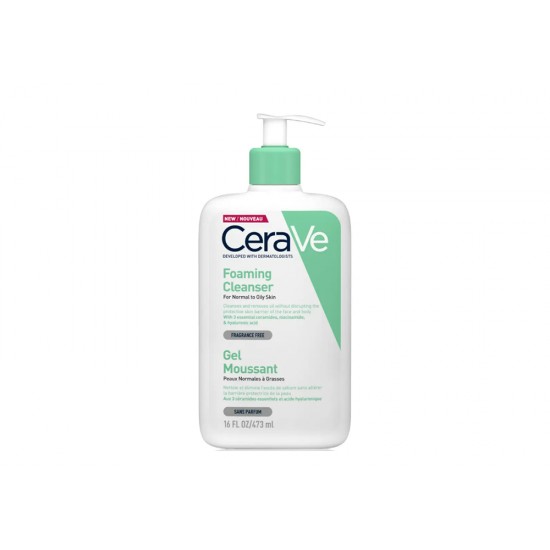 CeraVe Foaming Facial Cleansing Wash for Oily Skin 473 ml