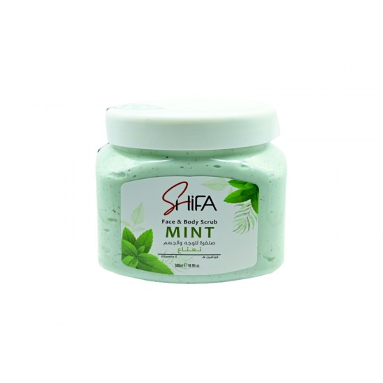 Shifa face and body scrub with mint 500 ml 8573