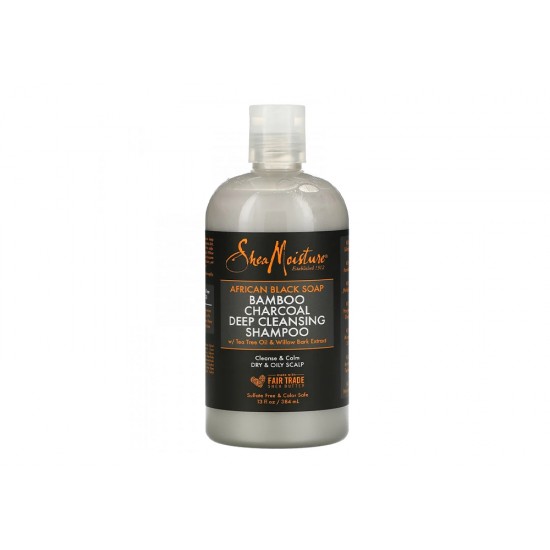 Shea Moisture Black Charcoal Cleansing Shampoo 384 ml 1048