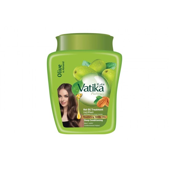 Vatika almond oil bath, deep moisturizing, 500 grams