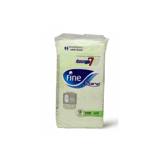 Fine Care Adult Diapers Large Pack of 18 Pieces