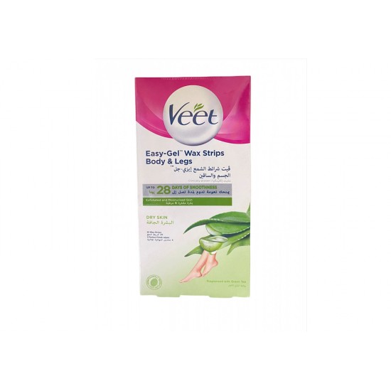 Veet wax strips for dry skin 20 strips