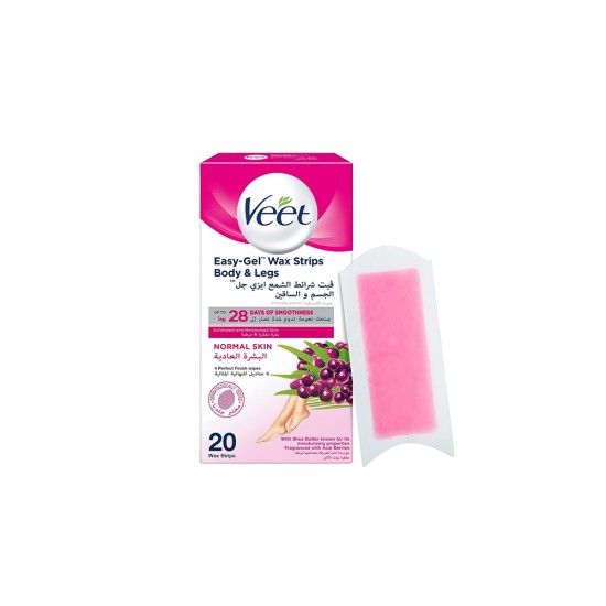 Veet wax strips for normal skin 20 pieces 5853