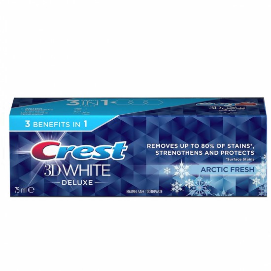 Crest 3D White Deluxe Cooling Fresh Toothpaste 75ml