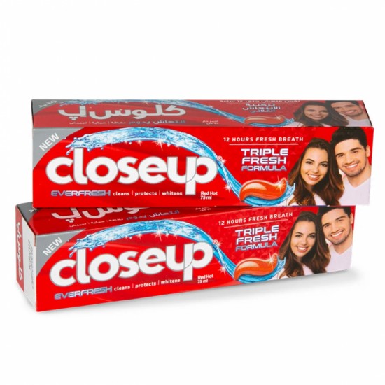 Closeup Triple Fresh Red Hot Toothpaste 75ml