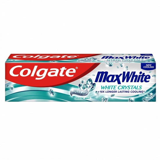 Colgate Max White Crystal Whitening Fluoride Toothpaste 100ml