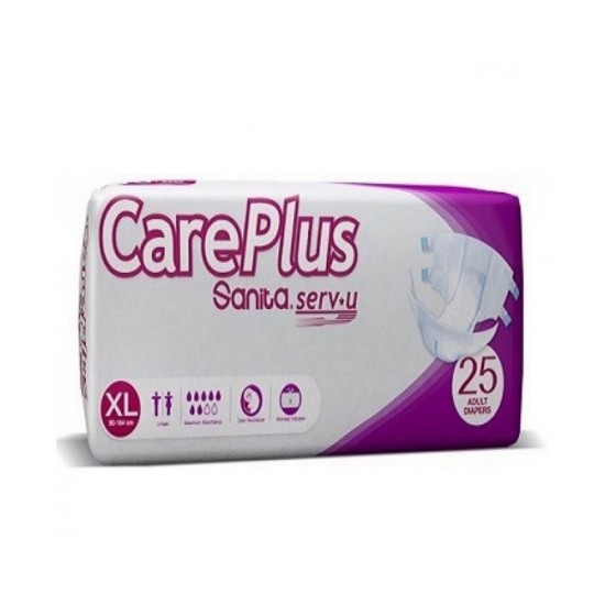 Care Plus Large Regular 25 Diapers