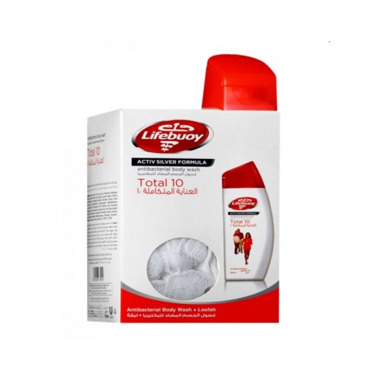 Lifebuoy shower gel with complete care loofah 300 ml