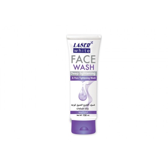 Laser White Facial Wash for Dry Skin 150ml