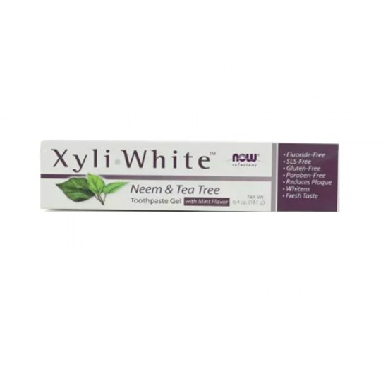 Now Zillow White Toothpaste with Tea and Neem 181 grams