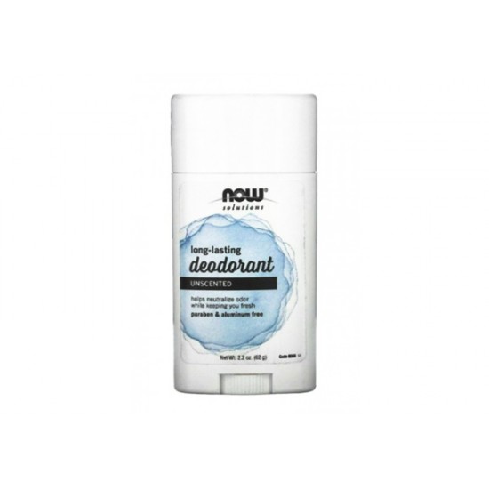 Now natural deodorant, unscented, 62 grams