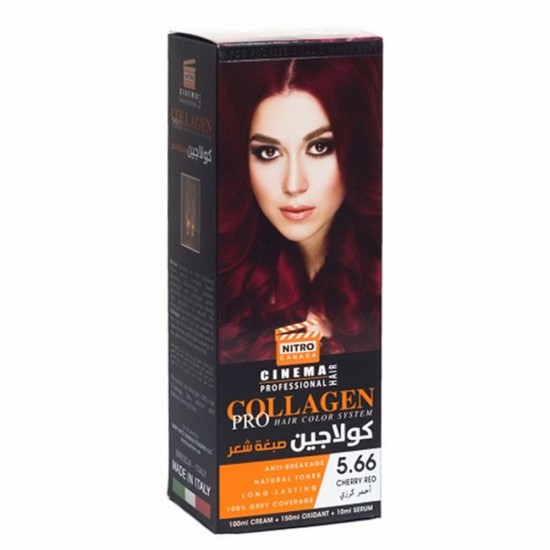 Nitro Canada Collagen Hair Dye Cherry Red No. 5.66