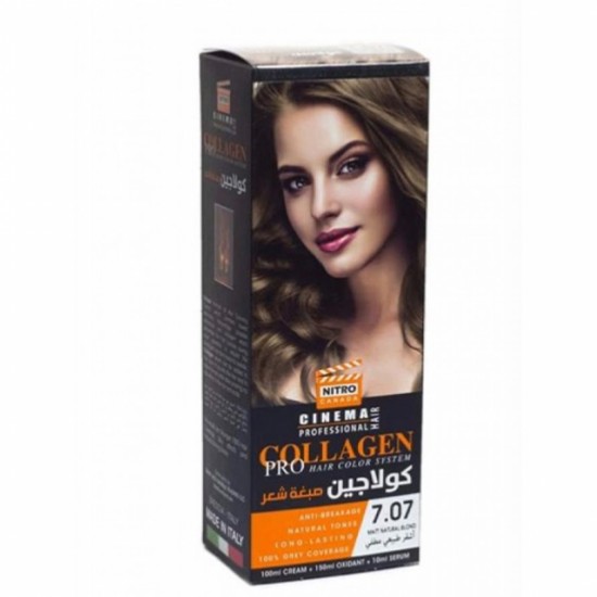 Nitro Canada Collagen Hair Dye Natural Matte Blonde No. 7.07