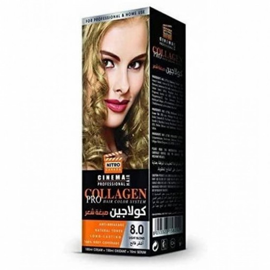 Nitro Canada Collagen Hair Dye Light Blonde No. 8