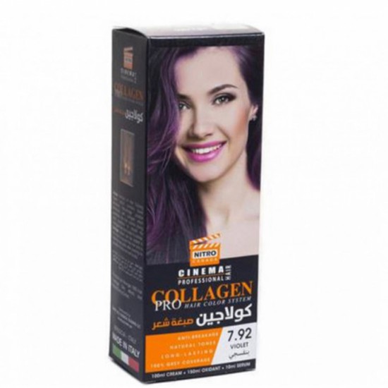 Nitro Canada collagen hair dye violet 7.92