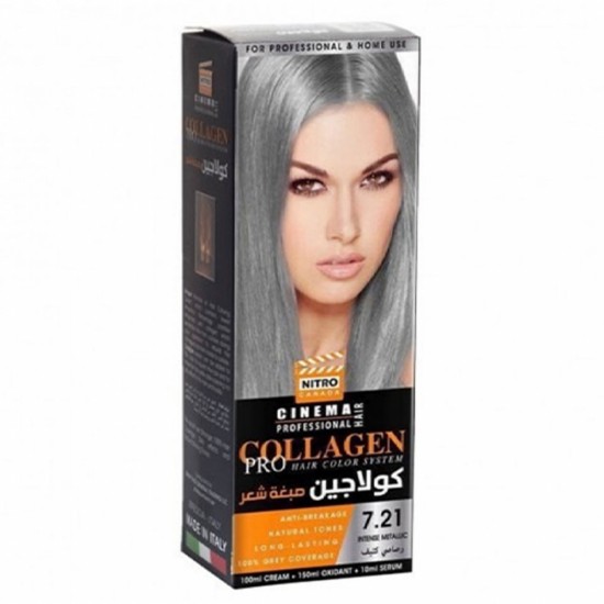 Nitro Canada Intense Gray Collagen Hair Dye No. 7.21