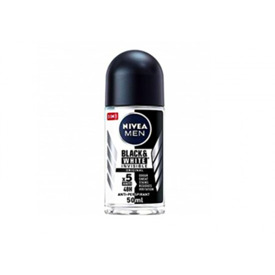 Nivea Black White Invisible Original Roll On Deodorant 50 ml