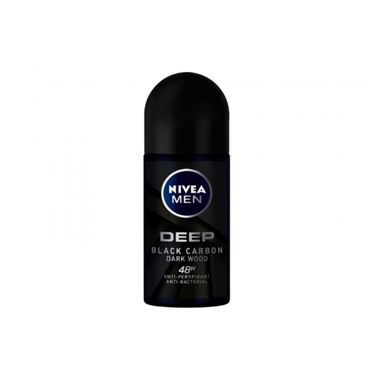 Nivea deodorant roll on for men deep dark wood 50 ml