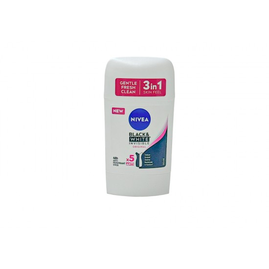 Nivea Black & White Invisible Deodorant Stick for Women 50ml