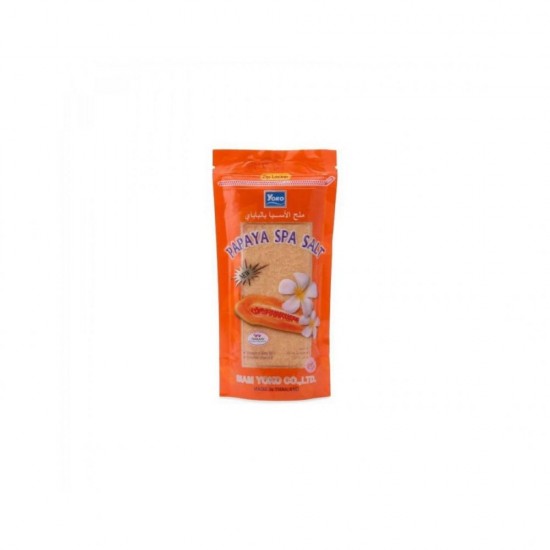 Yoko spa salt with papaya extract, 300 gm package