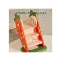 CARROT SLIDE S+BOTTOM BOARD+BALL RING 133X49X65CM ORANGE 28-XLB-11O