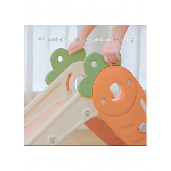 CARROT SLIDE S+BOTTOM BOARD+BALL RING 133X49X65CM ORANGE 28-XLB-11O