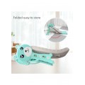 Foldable Bear Slide With Basketball ,Turquoise