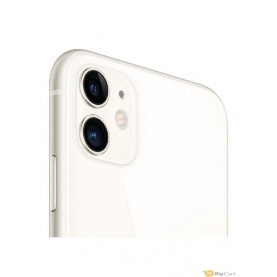 جوال ابل ايفون 11 بتطبيق فيس تايم - (128GB) - أبيض