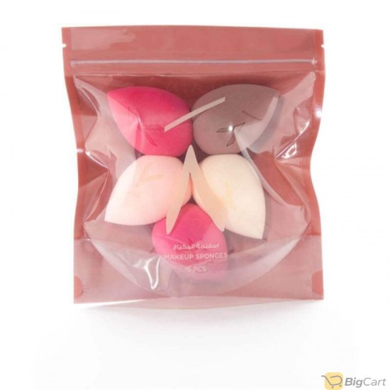 Beautyblender Royal Face Sponge 5 Pieces - Designed for Perfect Makeup Puff Beautiful Soft Anti-Absorbant for Foundations Powders and Creams Beauty Tool for Women and Girls