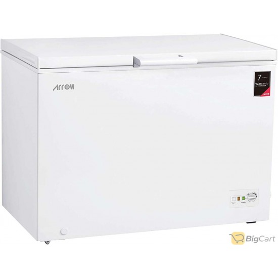 Arrow Chest Freezer, 13.4 Cubic Feet, 380 Liters, White, RO-500F