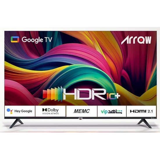 ARRQW 50 INCH LED 4K UHD HDR Smart TV, Black .RO-50LEG