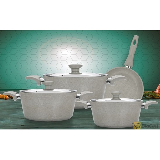 MISTERCOOK 7 PCS GRAINTE COOKWARE SET 340-ZK-MC/4107