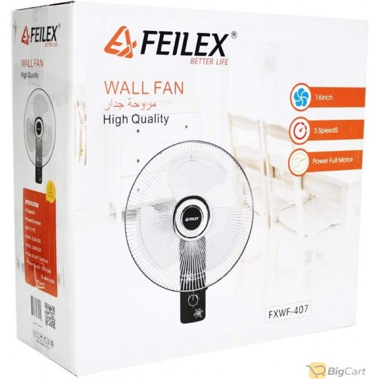 Feilex FXWF-407 Wall Fan (16in,1 x 3)