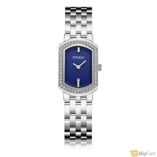 ساعة إيمزوري النسائية بسوار ستيل باللون الفضي- 581611210